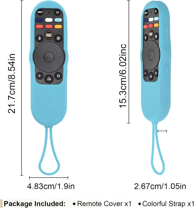 Alt view image 3 of 7 - Silicone Remote Case for Vizio XRT270 Smart TV Remote 2023