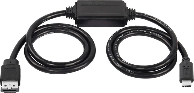 Main image of XMSJSIY USB-C Type-C to eSATA Adapter Cable 5Gbps - 3 ft/1M
