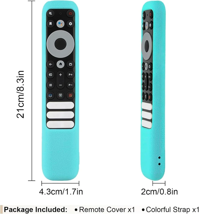 Alt view image 7 of 7 - Luminous Slicone Cover for TCL RC813 FMB1/RC923 FMB3 Smart TV Remote