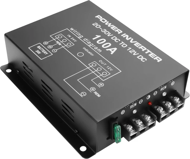 Main image of XMSJSIY DC 24V to 12V Step-Down Voltage Converter 100A 1200W