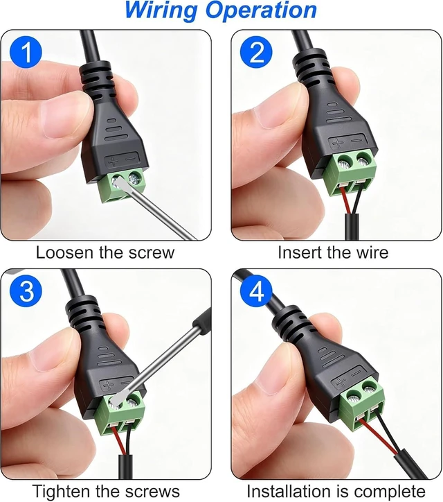 Alt view image 5 of 7 - XMSJSIY 2Pack XT60 Male to 2 Pin Solderless Screw Terminal Adapter Cable