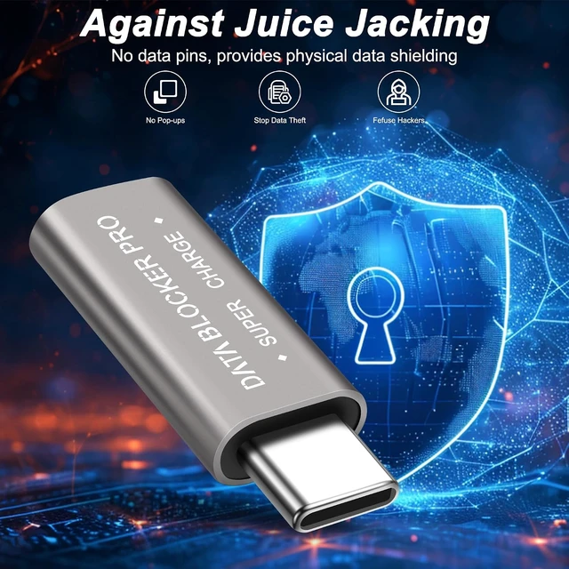 Alt view image 4 of 7 - XMSJSIY USB Type-C Data Blocker USB-C to C Mobile Phone Safe Fast Charging
