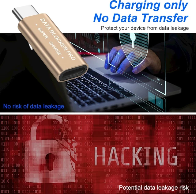 Alt view image 3 of 7 - XMSJSIY USB Type-C Data Blocker USB-C to C Mobile Phone Safe Fast Charging