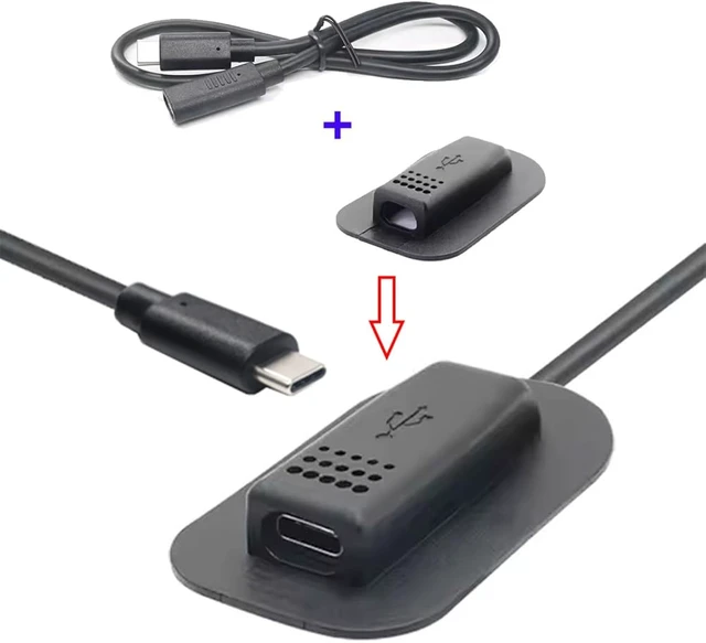 Alt view image 2 of 7 - cablecc 65W USB-C Type-C Extension Cable Male to Female for Backpack Charging Practical Convenient Outdoor Travel Camping External