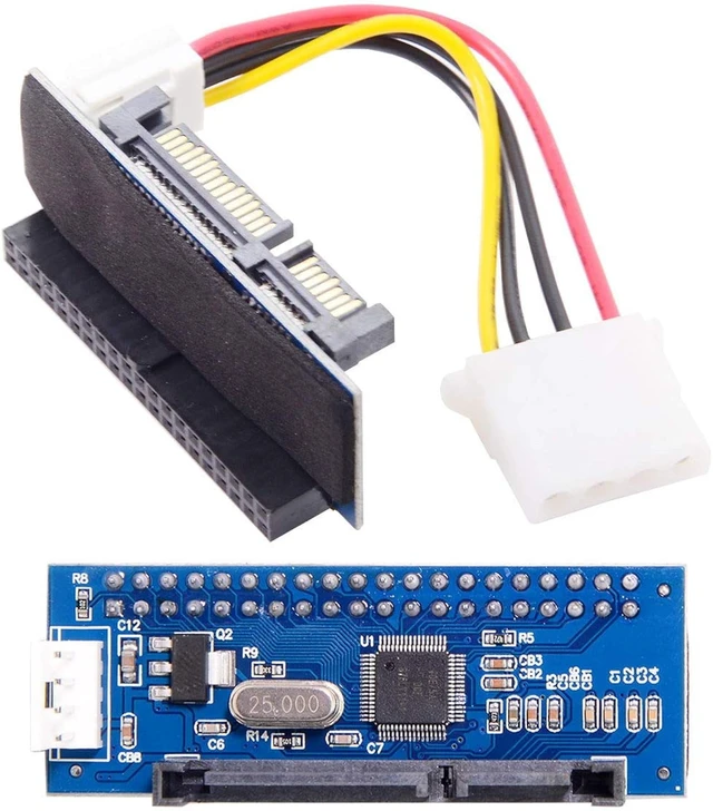 Alt view image 5 of 7 - cablecc IDE/PATA 40Pin Disk to SATA Female Converter Adapter PCBA for Desktop & 3.5" Hard Disk Drive