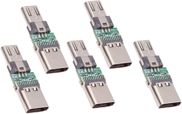 Main image of chenyang 5 Pack Micro USB OTG Adapter Micro USB Male to USB C Female Mini Size Connector Adapter