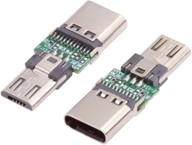 Alt view image 7 of 7 - chenyang 5 Pack Micro USB OTG Adapter Micro USB Male to USB C Female Mini Size Connector Adapter