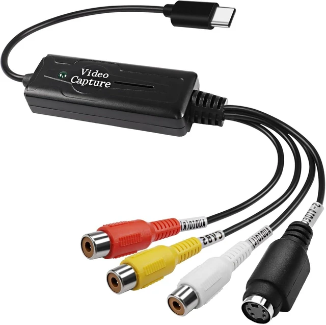 Main image of XMSJSIY RCA AV to USB C Converter Video Capture Card Adapter