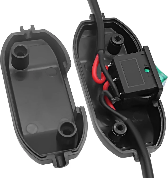 Alt view image 4 of 7 - XMSJSIY Inline Cord Switch 12V 24V/3A Toggle ON/Off Rocker Button Switch