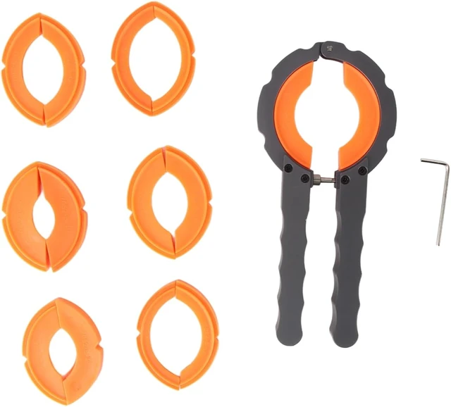 Alt view image 5 of 7 - LICAEVEY Watch Bezel Remover Opener Set, Alloy Ring Removal Tool with 12 Bezel, Watch Repair Kit for Watchmakers Amateurs, 6.5in Handle for Scale Ring Protective Cover Glass
