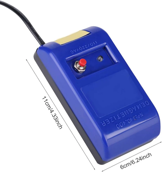 Alt view image 7 of 7 - LICAEVEY Demagnetizer Watch Repair Tool, Mechanical Watch Demagnetizer 110/220V, Professional Demagnetizing Device for Watchmakers, Compact Instrument for Movement Maintenance