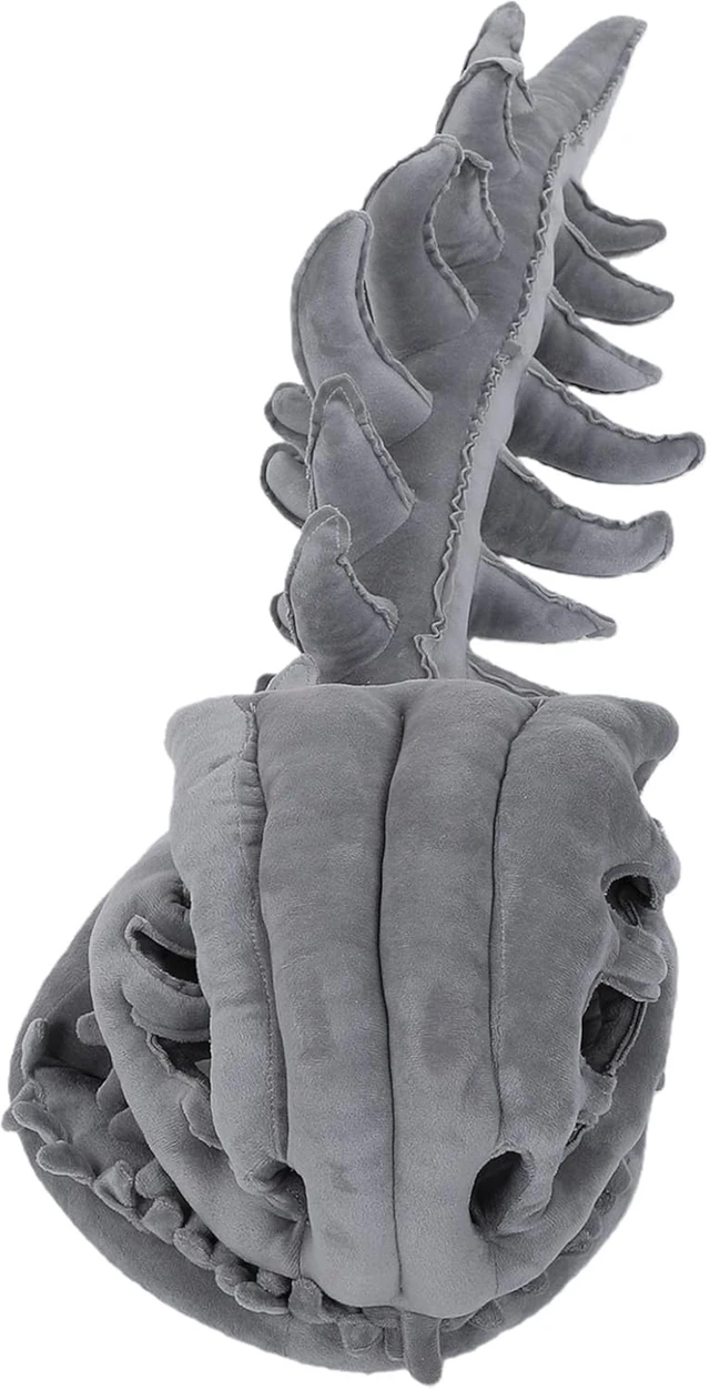 Alt view image 6 of 6 - LICAEVEY Dinosaur Skeleton Costume 3D Skull Headpiece Spine for Cosplay Dress Up Play Parties Photos