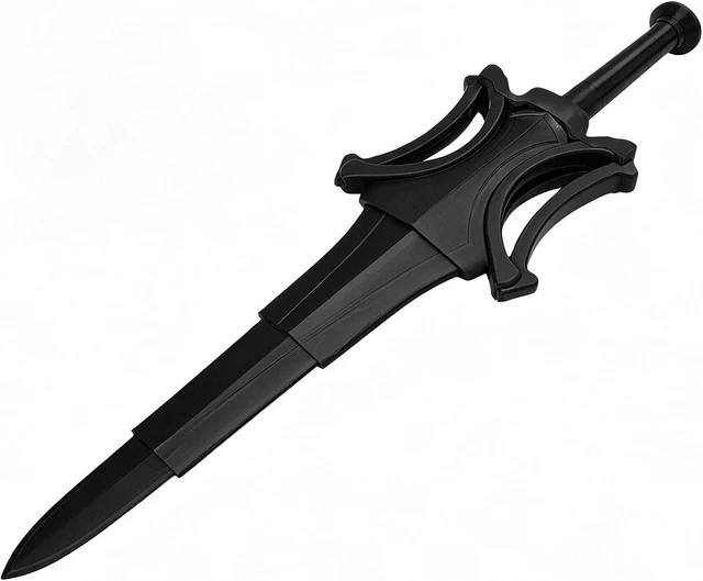Alt view image 4 of 6 - LICAEVEY 3D Printed Cosplay Sword, PLA Retractable Role Playing Sword with Scabbard, Movie Prop for Halloween Costume Cosplay, Collectible Anime for Fan Collection
