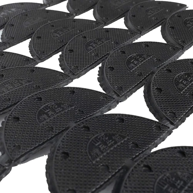 Alt view image 2 of 7 - LICAEVEY Shoe Repairing Accessories, Heel Repair Pads with Wear Rubber Heel Savers for Heels, Anti Slip Toe Plates for Men Women, 56 Pcs Cuttable Taps for Boots Sneakers Flats