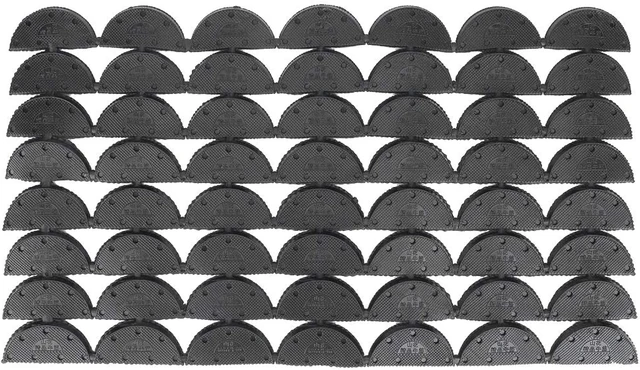 Alt view image 6 of 7 - LICAEVEY Shoe Repairing Accessories, Heel Repair Pads with Wear Rubber Heel Savers for Heels, Anti Slip Toe Plates for Men Women, 56 Pcs Cuttable Taps for Boots Sneakers Flats