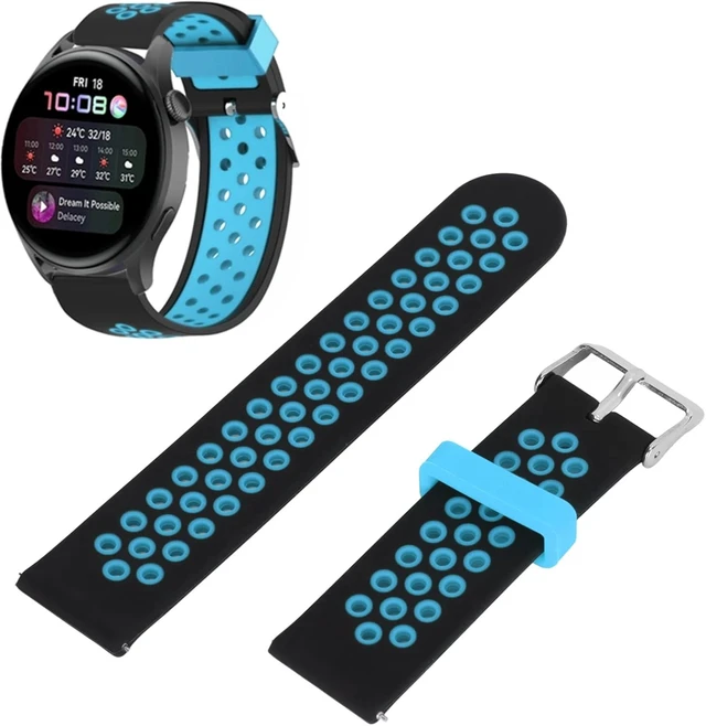 Alt view image 4 of 7 - LICAEVEY 22mm Universal Silicone Sport Watch Strap Flexible and Durable for GT 2 - Perfect for Daily Activities and Outdoor Sports