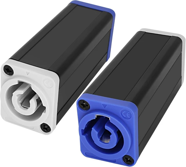 Main image of XMSJSIY Powercon Input to Powercon Output Connector 3 Pin 20A 250V -2 Pcs