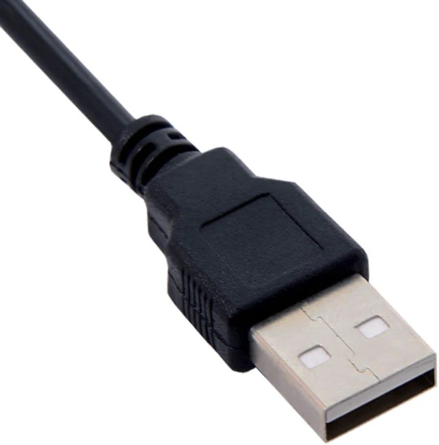 Alt view image 5 of 7 - chenyang USB 2.0 Type A Male to Right Angled 90 Degree 5.5 x 2.1mm DC 5V Power Plug Barrel Connector Charge Cable 100cm