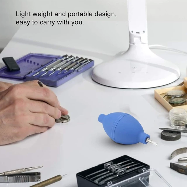 Alt view image 4 of 7 - LICAEVEY Rubber Dust Blower for Watch Cleaning, Soft Squeeze Bulb Puffer with Precise Air Pump, Camera Lens Duster, Portable for Jewelry, Electronics, Keyboard, Craft Hobby
