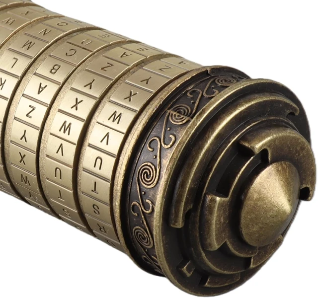 Alt view image 5 of 7 - LICAEVEY Code Lock Romantic Password Letter Box, Metal Jewelry Ring Holder for Engagement Proposal, Vintage Keepsake Cipher Secret Storage Container, Antique Padlock Decorative Present