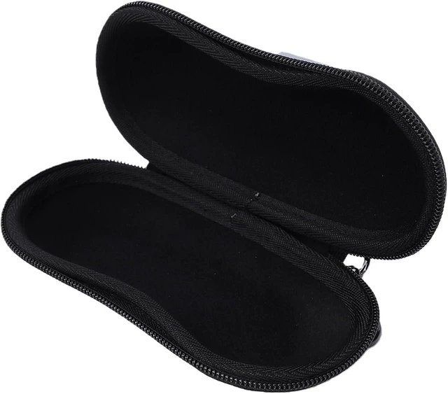 Main image of LICAEVEY Hard Shell Glasses Case with Hook, Shock Proof Travel Eyeglasses Case for Men Women, Portable Zipper Sunglasses for Outdoor Sports Hiking, Slim EVA Eye Glasses