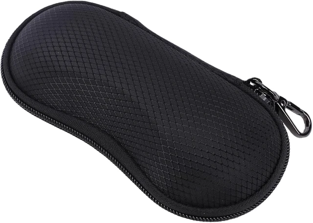 Alt view image 2 of 7 - LICAEVEY Hard Shell Glasses Case with Hook, Shock Proof Travel Eyeglasses Case for Men Women, Portable Zipper Sunglasses for Outdoor Sports Hiking, Slim EVA Eye Glasses
