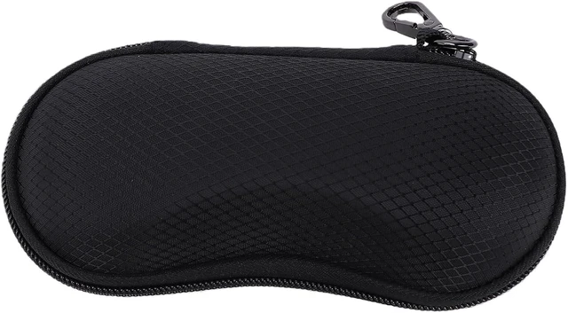 Alt view image 6 of 7 - LICAEVEY Hard Shell Glasses Case with Hook, Shock Proof Travel Eyeglasses Case for Men Women, Portable Zipper Sunglasses for Outdoor Sports Hiking, Slim EVA Eye Glasses