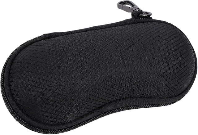 Alt view image 4 of 7 - LICAEVEY Hard Shell Glasses Case with Hook, Shock Proof Travel Eyeglasses Case for Men Women, Portable Zipper Sunglasses for Outdoor Sports Hiking, Slim EVA Eye Glasses