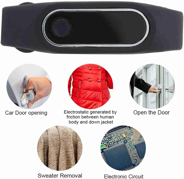 Alt view image 5 of 7 - LICAEVEY Static, Electrostatic Removal Bracelet with Auto Detection, Anti Static Wrist Strap for Electronics Repair, Magnetic Fastening, 50cm Discharge, Portable
