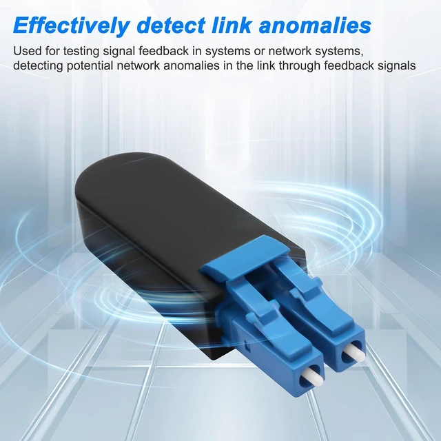 Alt view image 6 of 7 - XMSJSIY LC/UPC Fiber Tester Loopback Plug Duplex Singlemode LC9/125 Tester