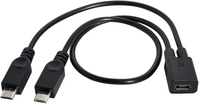 Main image of chenyang Micro USB Splitter Cable,1 Micro USB Female to 2 Micro USB Male YCable,Dual Port Charging Cord for Two Micro USB Devices,Only for Charging,Not Data Sync