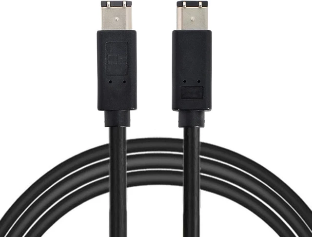 Alt view image 5 of 7 - chenyang 70.87 Inch FireWire Cable,IEEE 1394a 6Pin to 6Pin IEEE 1394a Firewire 400 to 400 Cable for Data Transmission Video Capture Card