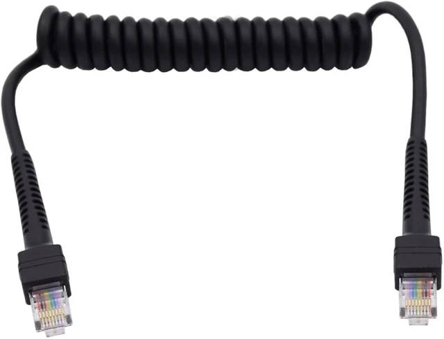 Alt view image 7 of 7 - chenyang RJ45 Stretch Coiled Cable Cat6 8P8C UTP LAN Ethernet Network Patch Extension Cable 3.28FT/1.0M