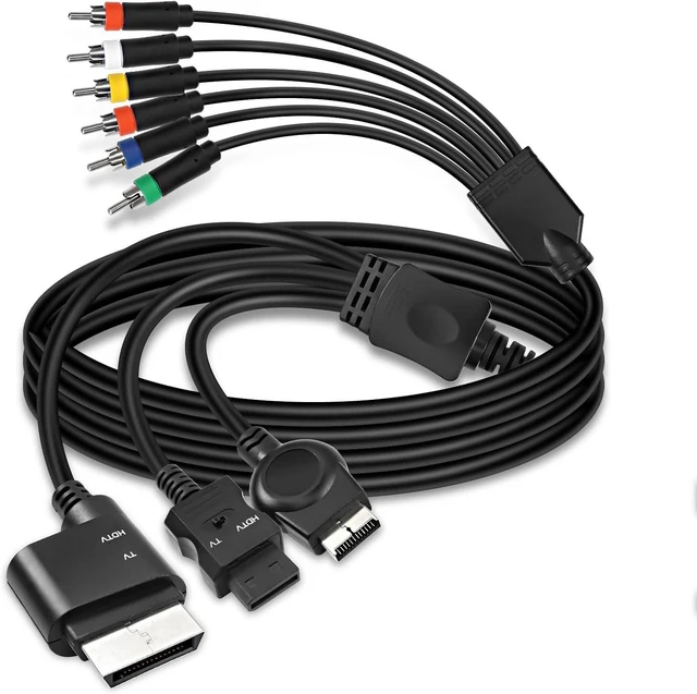 Main image of XMSJSIY PS2 PS3 Component RCA AV HDTV Cable Compatible with 3 in 1-1.8M
