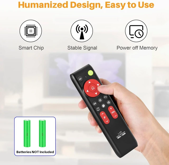 Alt view image 5 of 7 - Universal Learning Remote Replace for TV DVD STB VCR All Infrared Remotes
