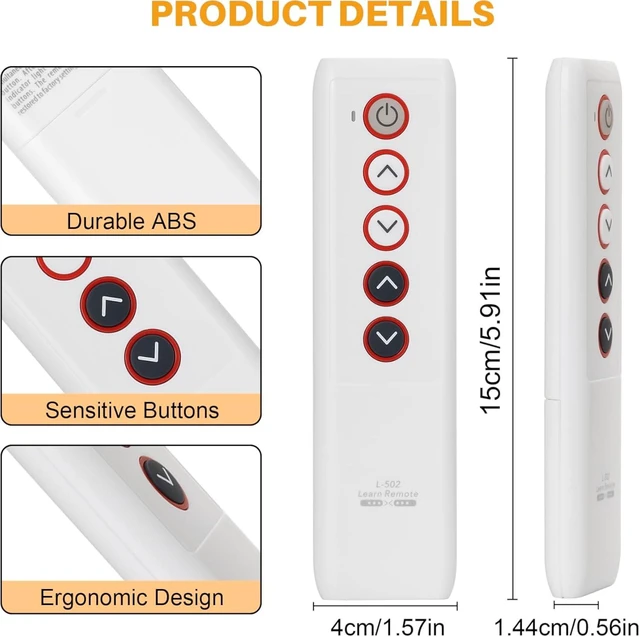 Alt view image 6 of 7 - Big Buttons Universal Learning Remote for TVs, DVD Players & Set-Top Boxes