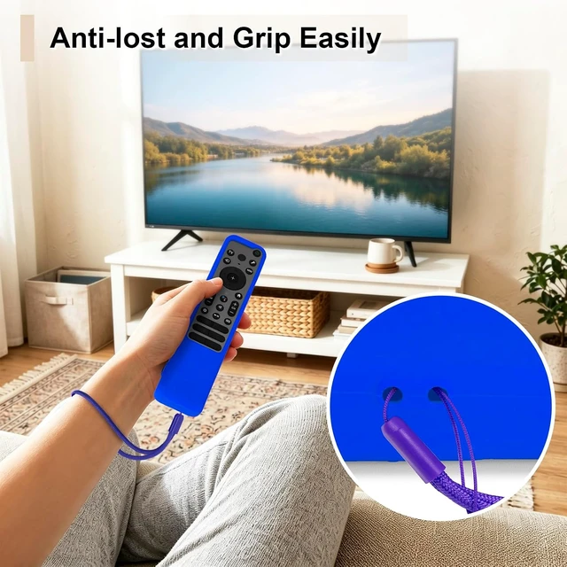 Alt view image 7 of 7 - Protective Silicone Case for Sony Bravia TV Remote RMF-TX910U RMF-TX810U