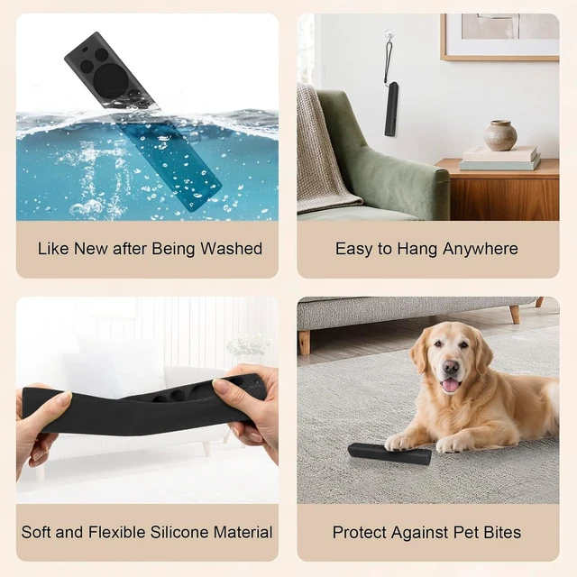 Alt view image 4 of 7 - Protective Silicone Cover for NVIDIA Shield TV Pro/4K HDR Remote Control