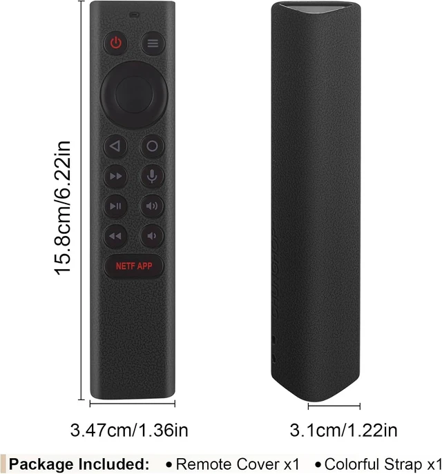 Alt view image 5 of 7 - Protective Silicone Cover for NVIDIA Shield TV Pro/4K HDR Remote Control