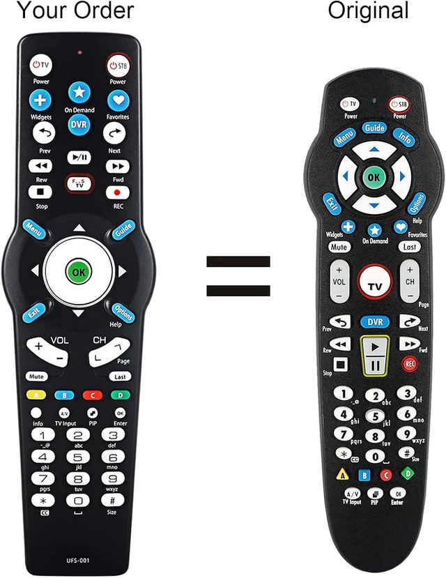 Alt view image 2 of 7 - Remote Control for Verizon FiOS TV 2-Device RC2655007/01B