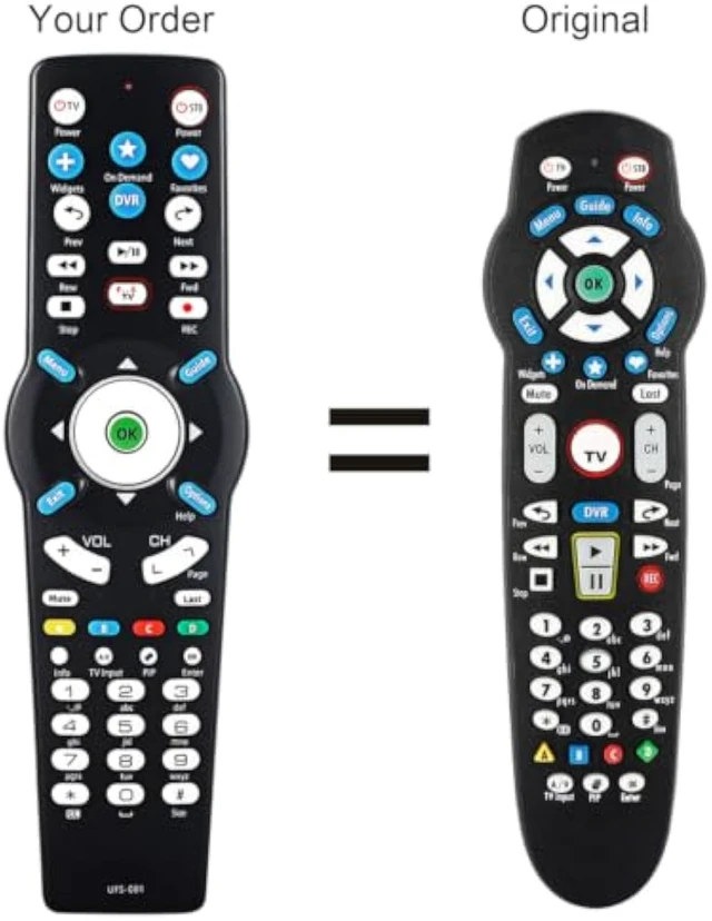 Alt view image 6 of 7 - Remote Control for Verizon FiOS TV 2-Device RC2655007/01B