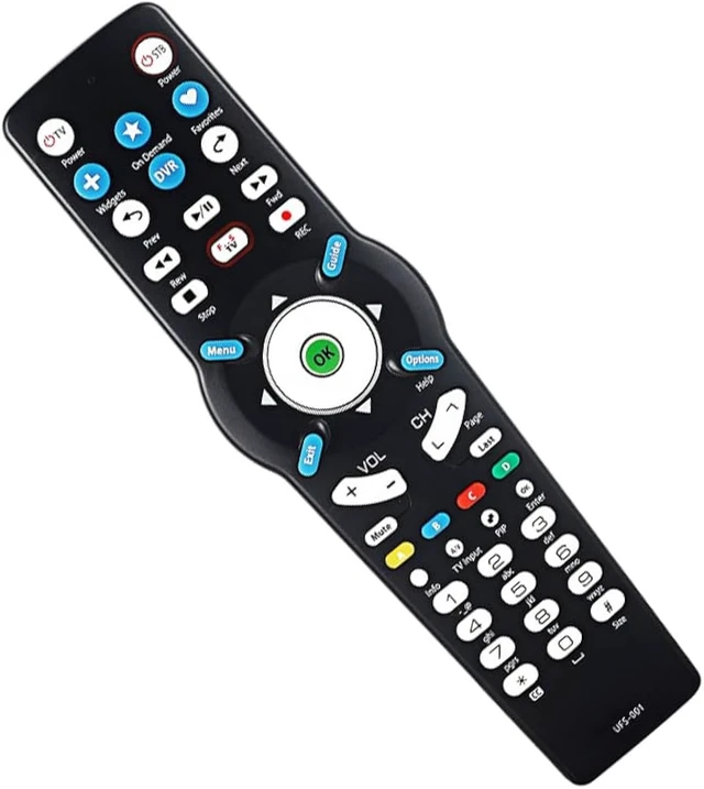 Alt view image 7 of 7 - Remote Control for Verizon FiOS TV 2-Device RC2655007/01B