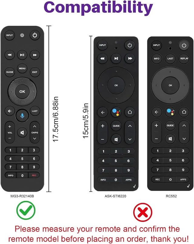 Alt view image 2 of 7 - Case for Verizon FiOS TV One Voice Remote 2019 - MG3-R32140B VRC4100 BLE