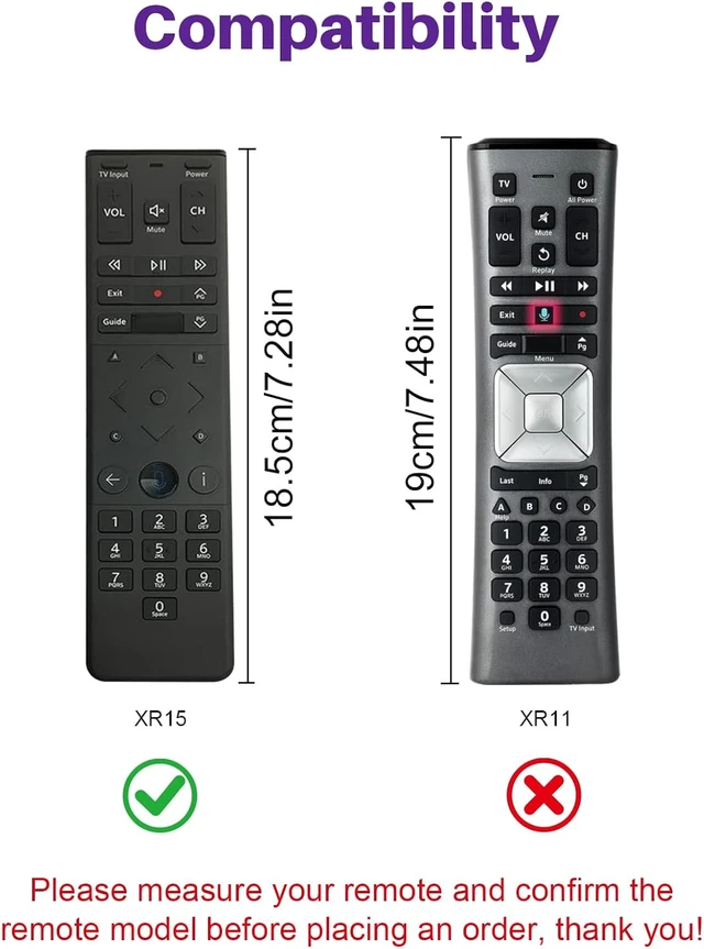 Alt view image 2 of 7 - Protective Silicone Case for XFinity Comcast XR15 Voice Remote Control