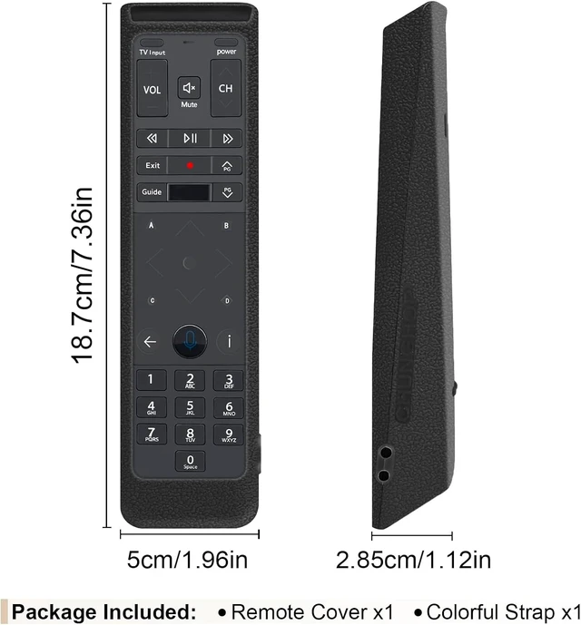Alt view image 3 of 7 - Protective Silicone Case for XFinity Comcast XR15 Voice Remote Control