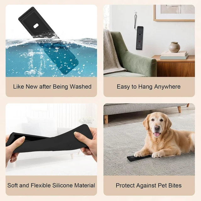 Alt view image 6 of 7 - Protective Silicone Case for XFinity Comcast XR15 Voice Remote Control