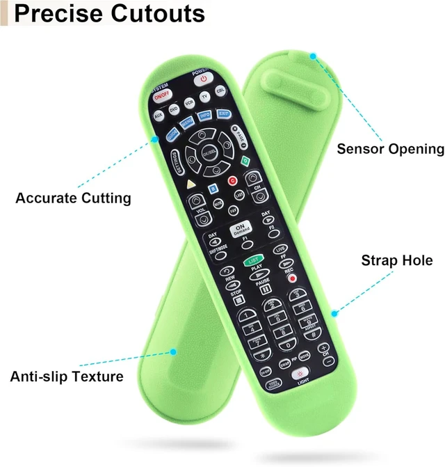 Alt view image 3 of 7 - Silicone Protective Cover for Spectrum UR5U-8790L UR5U-8780L Remote Control