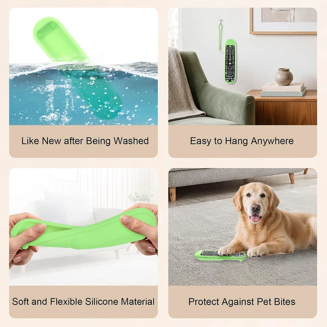 Alt view image 5 of 7 - Silicone Protective Cover for Spectrum UR5U-8790L UR5U-8780L Remote Control