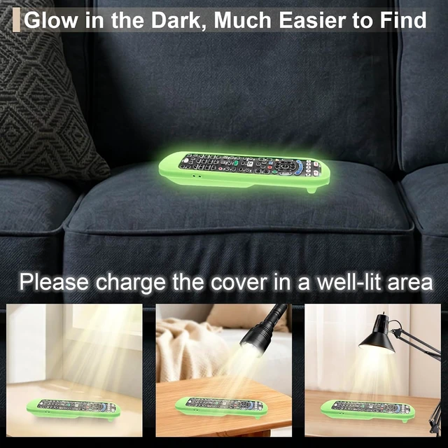Alt view image 7 of 7 - Silicone Protective Cover for Spectrum UR5U-8790L UR5U-8780L Remote Control