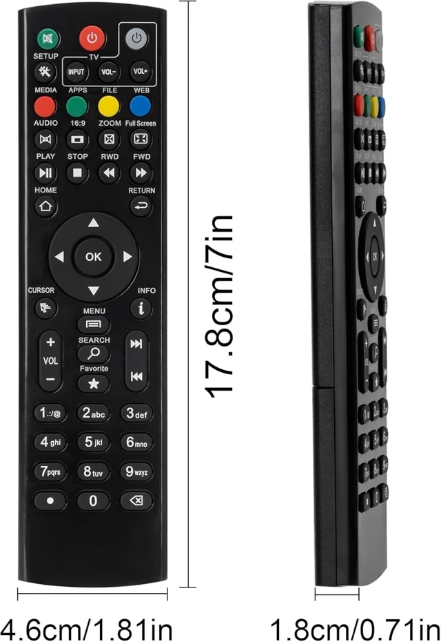Alt view image 4 of 7 - Universal Remote Control Compatible with Super Box S1, S2, S3, S4, S5, S6